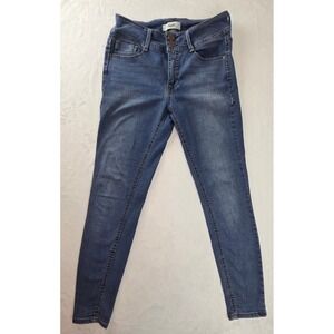 Angels Forever Young Skinny Jeans Womens 8 Blue Denim Mid Rise‎ Stretch RN120246